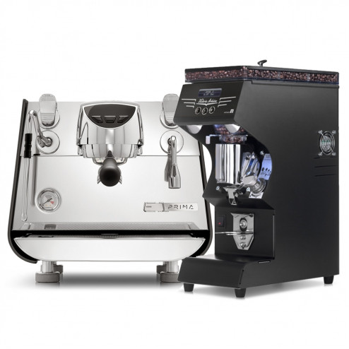 Victoria Arduino E1 Prima Matt Sort + Mythos One Sort
