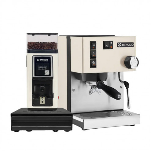 Rancilio Silvia V6 Hvid & Rancilio Stile SD Hvid & Rancilio Knock Box
