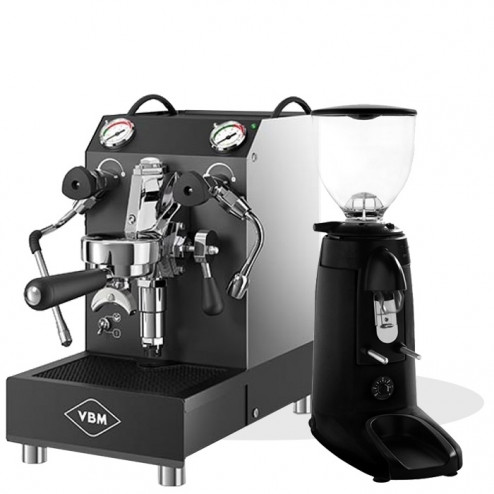 Vibiemme Domobar Junior HX Sort & Compak K3 Touch Advanced