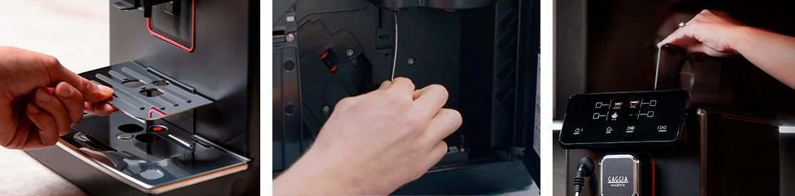 Sådan fungerer en automatisk kaffemaskine