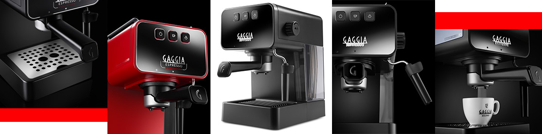 Designet af den nye Gaggia Espresso