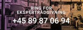 Ring efter ekspertrådgivning: +45 89 87 06 94